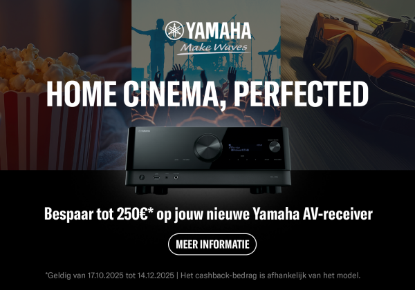 YAMAHA cashback actie home cinema